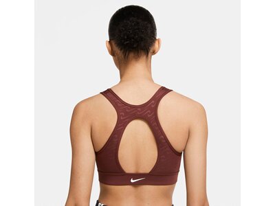 NIKE Damen Top W NK DF SWSH ICNCLSH AOP BRA Rot