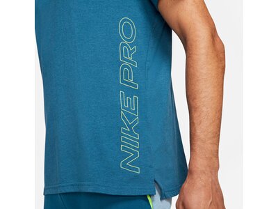 NIKE Herren T-Shirt Pro Dri-FIT Burnout Weiß