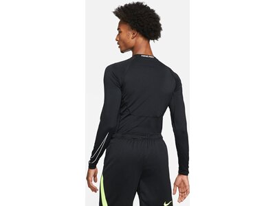 NIKE Herren DF TIGHT TOP LS Schwarz