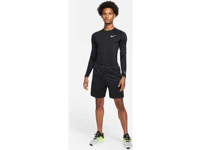 NIKE Herren DF TIGHT TOP LS Schwarz