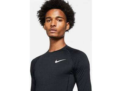 NIKE Herren DF TIGHT TOP LS Schwarz