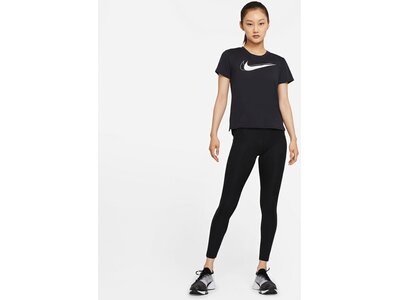 NIKE Damen DF SWSH RUN TOP SS Schwarz