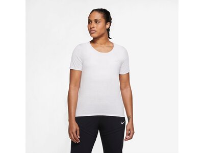 NIKE Damen DF RUN DVN TOP SS Weiß