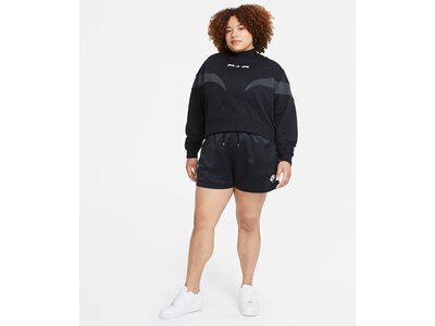 NIKE Damen Sweatshirt AIR FLC MOCK LS Schwarz