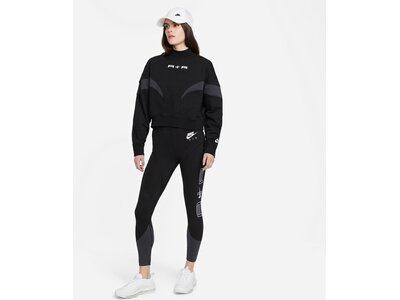 NIKE Damen Sweatshirt AIR FLC MOCK LS Schwarz