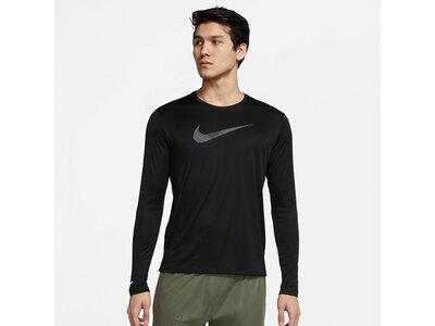 NIKE Herren Sweatshirt Dri-FIT UV Run Division Miler Schwarz