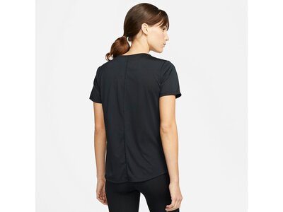 NIKE Damen T-Shirt Dri-FIT Swoosh Run Schwarz