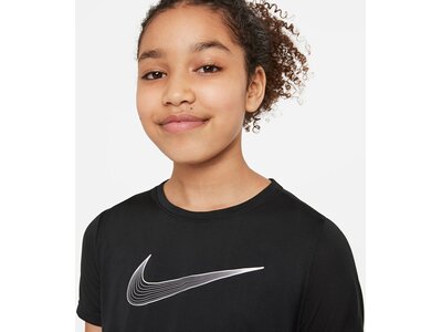 NIKE Kinder DF ONE SS TOP GX Schwarz