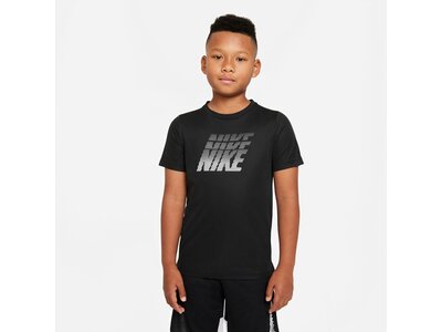 NIKE Kinder Shirt DF BREATHE GFX SS TOP Grau