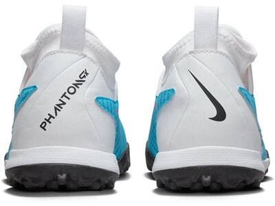 NIKE Kinder Fussball-Hartplatzschuhe JR PHANTOM GX ACADEMY DF TF Silber
