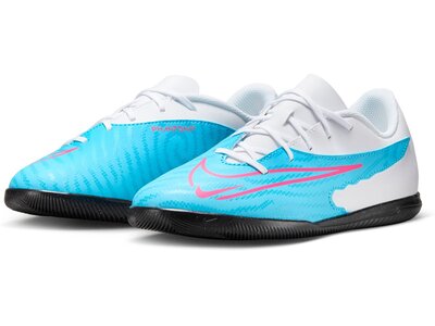 NIKE Kinder Fussball-Hallenschuhe JR PHANTOM GX CLUB IC GS Blau