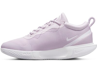 NIKE Damen Tennisoutdoorschuhe W ZOOM COURT PRO CLY Silber