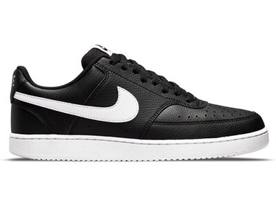 NIKE Herren Freizeitschuhe Court Vision Low Next Nature Schwarz