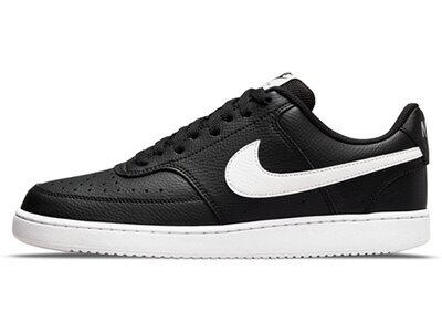 NIKE Herren Freizeitschuhe Court Vision Low Next Nature Schwarz