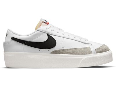 NIKE Damen Freizeitschuhe W BLAZER LOW PLATFORM Weiß