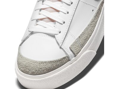 NIKE Damen Freizeitschuhe W BLAZER LOW PLATFORM Weiß