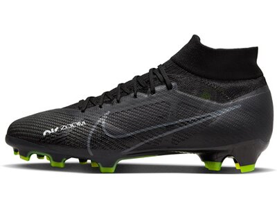 NIKE Herren Fussball-Rasenschuhe ZOOM SUPERFLY 9 PRO FG Schwarz