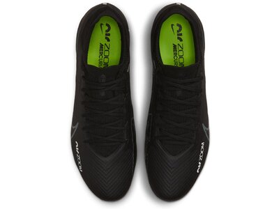 NIKE Herren Fussball-Rasenschuhe ZOOM VAPOR 15 PRO FG Schwarz