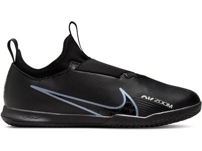 NIKE Kinder Fussball-Hallenschuhe JR ZOOM VAPOR 15 ACADEMY IC Schwarz