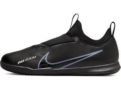 NIKE Kinder Fussball-Hallenschuhe JR ZOOM VAPOR 15 ACADEMY IC Schwarz