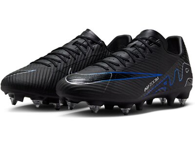 NIKE Herren Fussball-Rasenschuhe ZOOM VAPOR 15 ACAD SG-PRO AC Schwarz