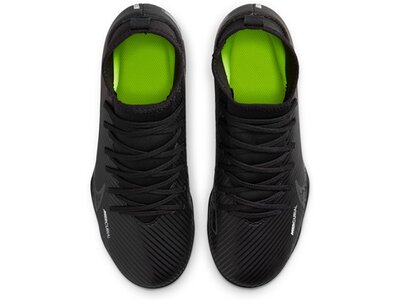 NIKE Kinder Fussball-Rasenschuhe JR SUPERFLY 9 CLUB FG/MG Schwarz