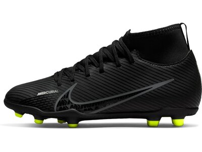 NIKE Kinder Fussball-Rasenschuhe JR SUPERFLY 9 CLUB FG/MG Schwarz