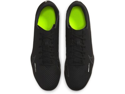 NIKE Herren Fussball-Rasenschuhe VAPOR 15 CLUB FG/MG Schwarz