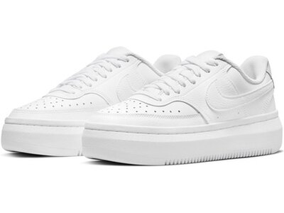 NIKE Damen Freizeitschuhe Court Vision Alta LTR Silber