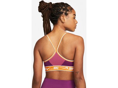 NIKE Damen Top W NK DF INDY LOGO BRA Rot