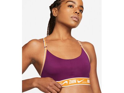 NIKE Damen Top W NK DF INDY LOGO BRA Rot