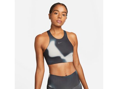 NIKE Damen Top W NY DF SWSH MD365 AOP BRA Grau