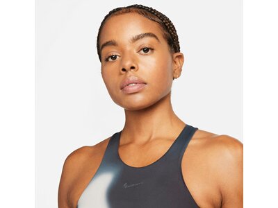 NIKE Damen Top W NY DF SWSH MD365 AOP BRA Grau