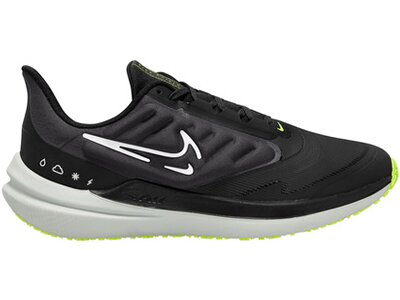 NIKE Damen Laufschuhe WMNS AIR WINFLO 9 SHIELD Silber