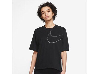 NIKE Damen T-Shirt Dri-FIT Schwarz