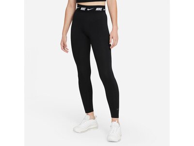 NIKE Damen Tights Sportswear Club Schwarz