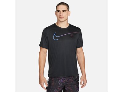 NIKE Herren M NK DF UV RUN DVN MILER GX SS Weiß