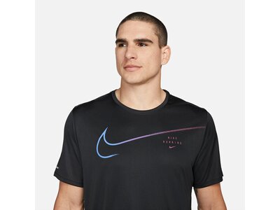 NIKE Herren M NK DF UV RUN DVN MILER GX SS Weiß