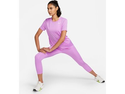 NIKE Damen Tight W NK ONE DF HR CROP TGHT Pink
