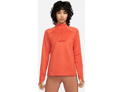 NIKE Damen W NK DF ELEMENT TRAIL MIDLAYER Rot