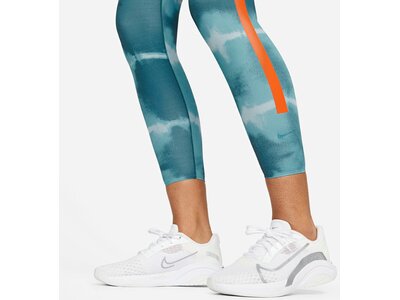 NIKE Damen Tight W NK ONE LUXE DF MR TGHT AOP Weiß