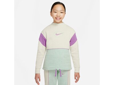 NIKE Kinder Sweatshirt G NSW FLC LS MOCK TOP Weiß