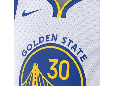 NIKE Herren Fantrikot GSW MNK DF SWGMN JSY ASC 22 Silber