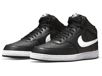 NIKE Herren Freizeitschuhe COURT VISION MID NN Schwarz