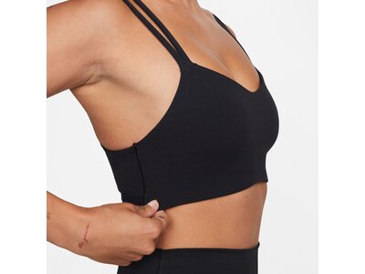 NIKE Damen Top W NK DF ALATE TRACE BRA Schwarz