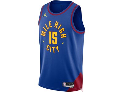 NIKE Herren Fantrikot Denver Nuggets Statement Edition Jordan Dri-FIT NBA Swingman Jersey Blau