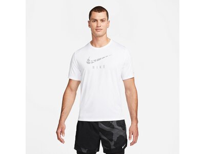 NIKE Herren M NK DF RUN DVN CRE GX SS TOP Weiß