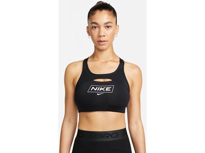 NIKE Damen Top W NP DF SWSH GX BRA NP 6MO Schwarz