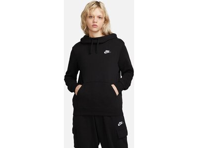 NIKE Damen Kapuzensweat W NSW CLUB FLC FNL HOODIE STD Schwarz