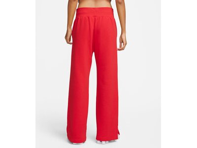 NIKE Damen Sporthose W NSW PHNX FLC HR PANT WIDE Rot